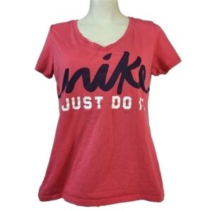 Nike Pink "Just Do It" T-Shirt